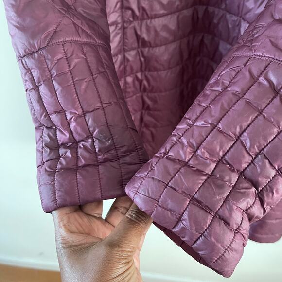 Patagonia Radalie Parka Womens S Mahogany Insulated Quilted Coat Heavily Flawed - Picture 7 of 16